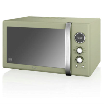 Swan Retro 900w Combi Microwave - Green Swan Retro 900w Combi Microwave - Green